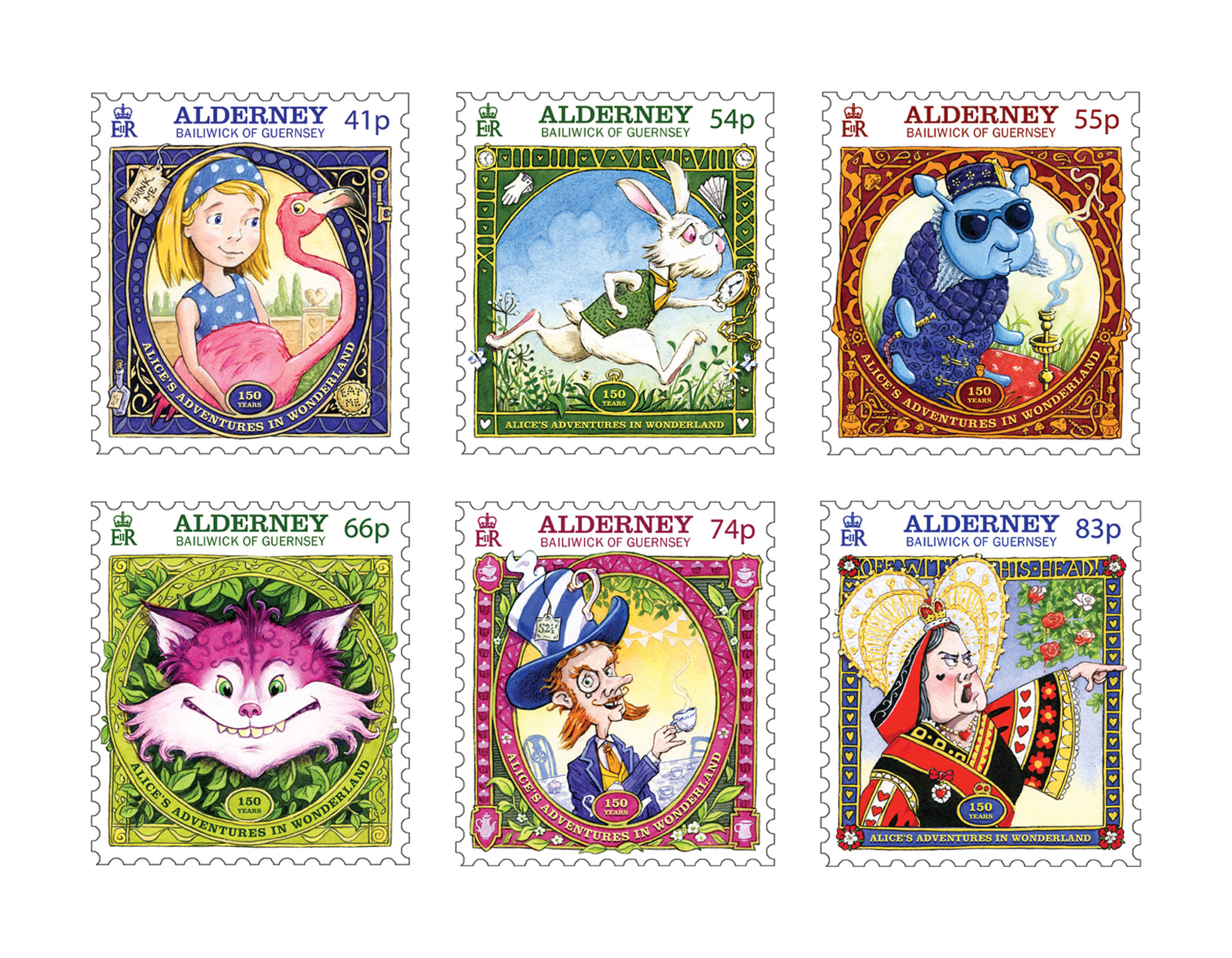 Set of 6 Stamps