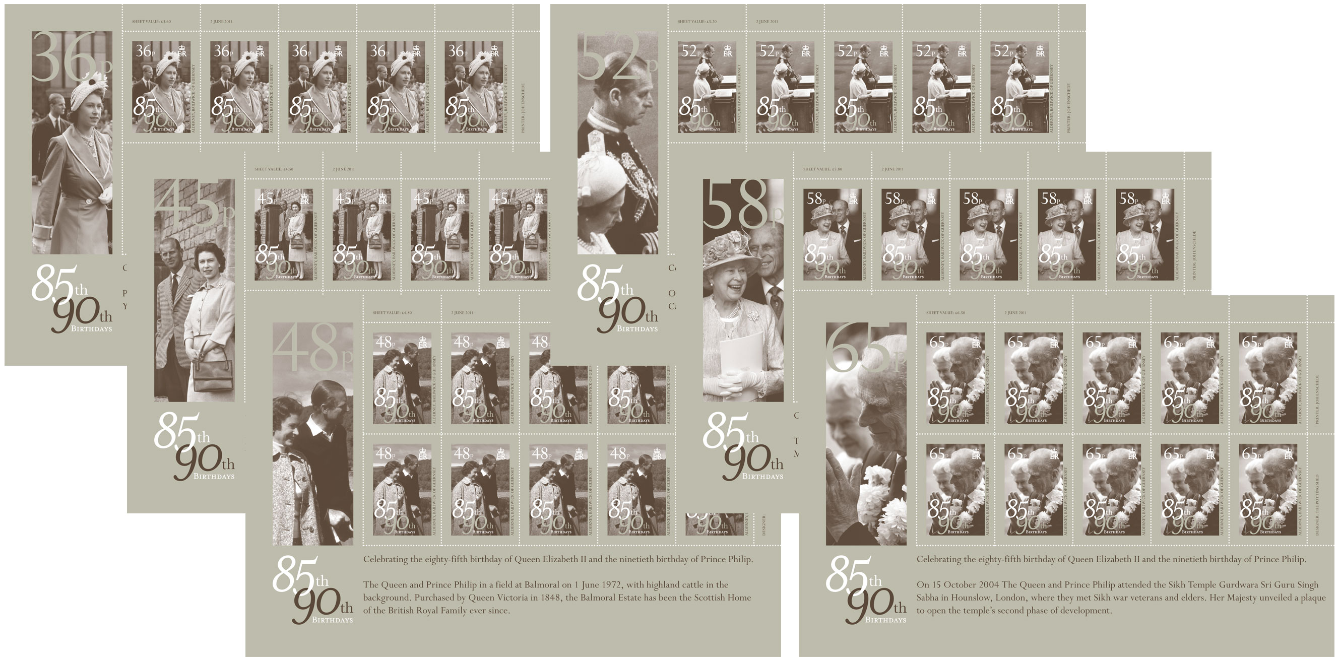 Sheets of Ten