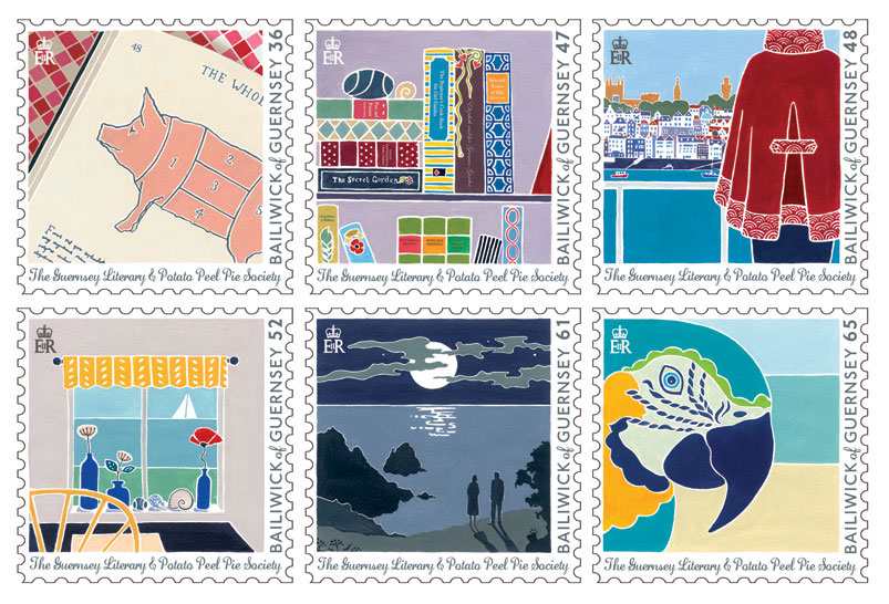 Set of Six Stamps