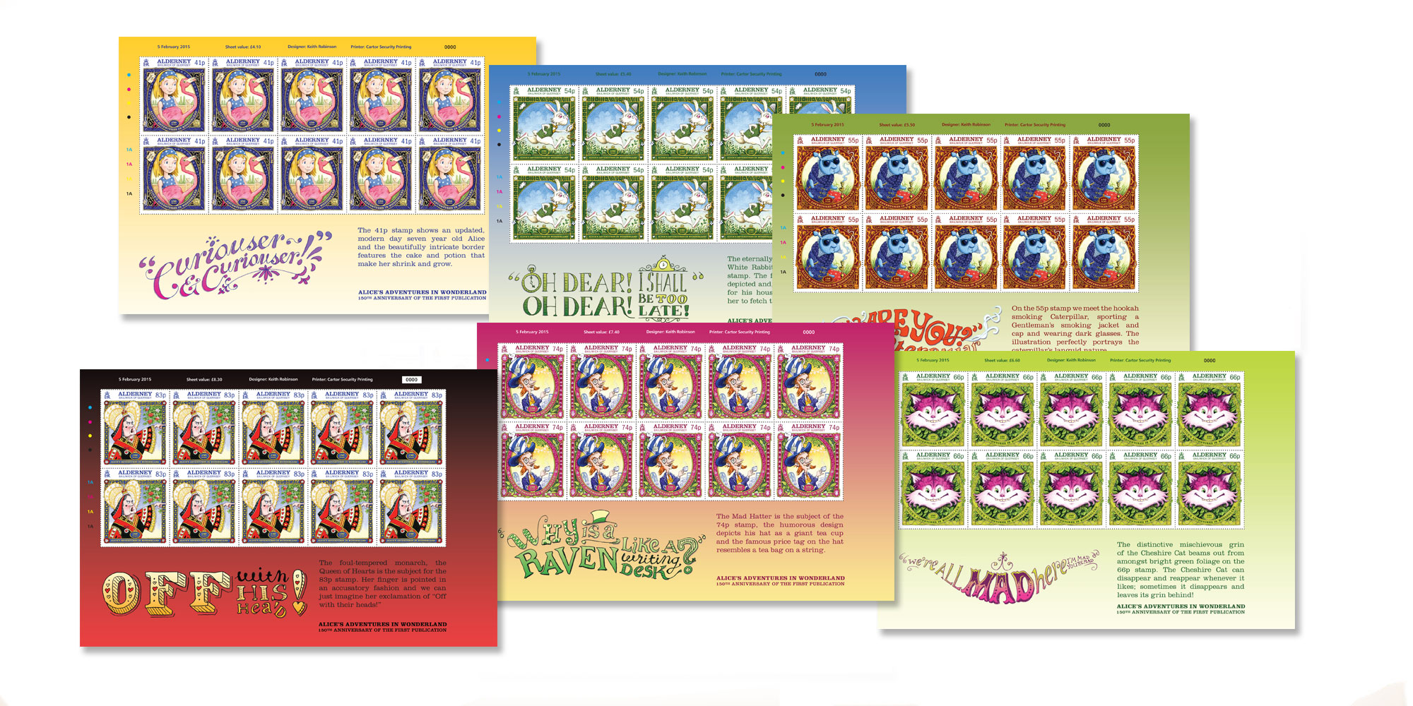 Sheets of 10