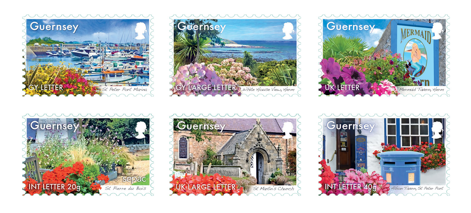 Set of 6 Stamps