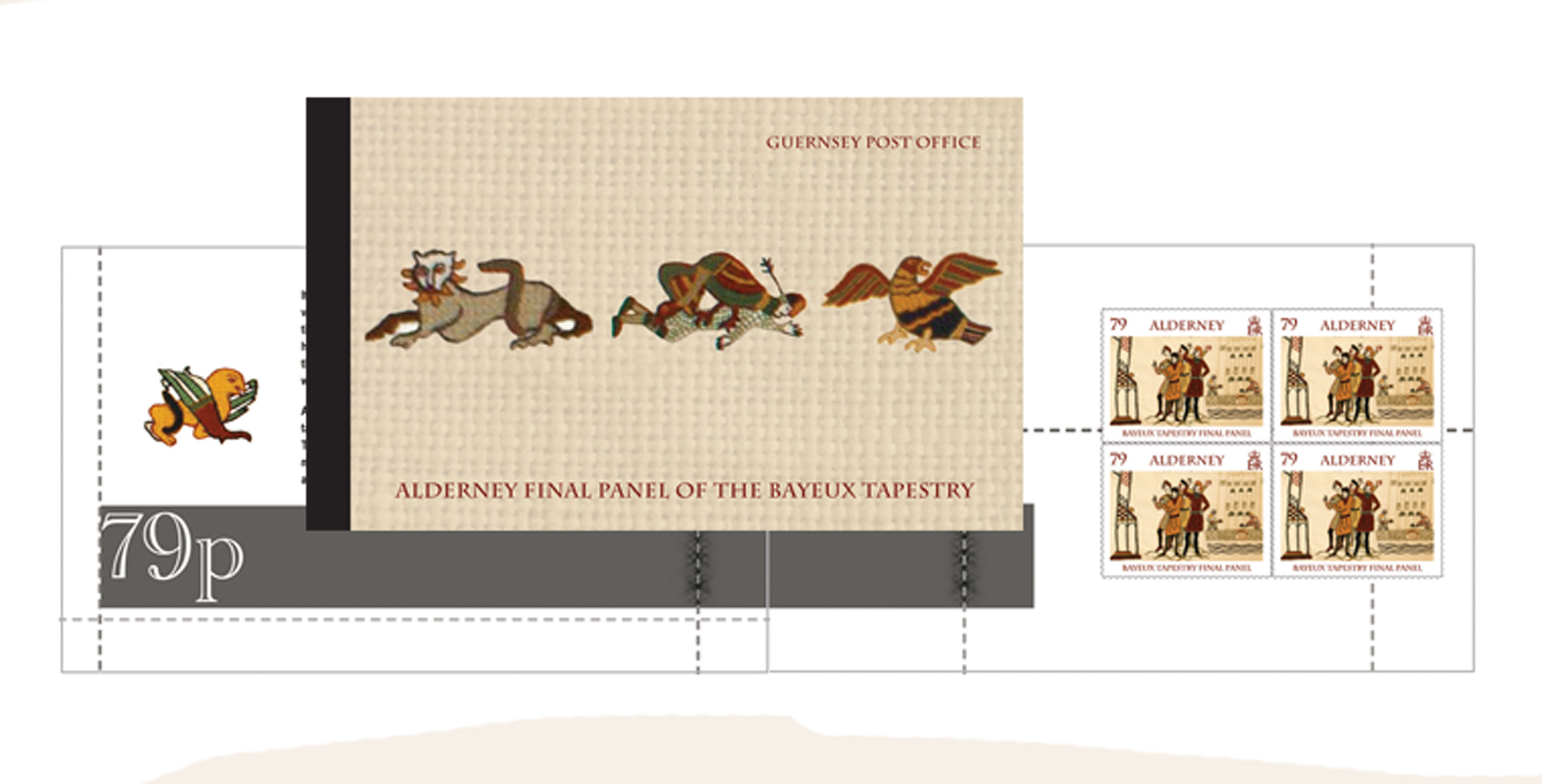 Alderney Final Panel of the Bayeux Tapestry Prestige Booklet