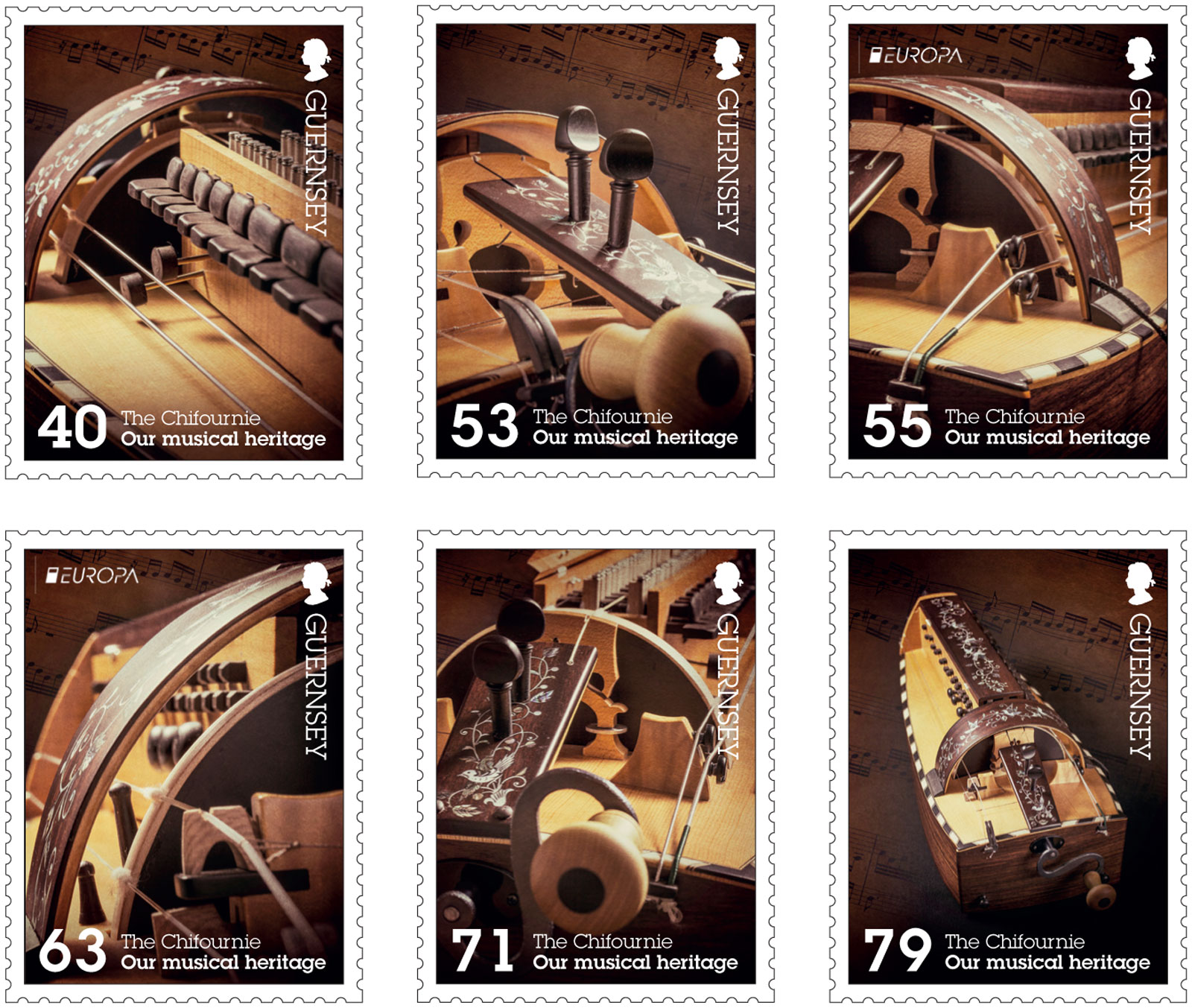 Set of 6 Stamps