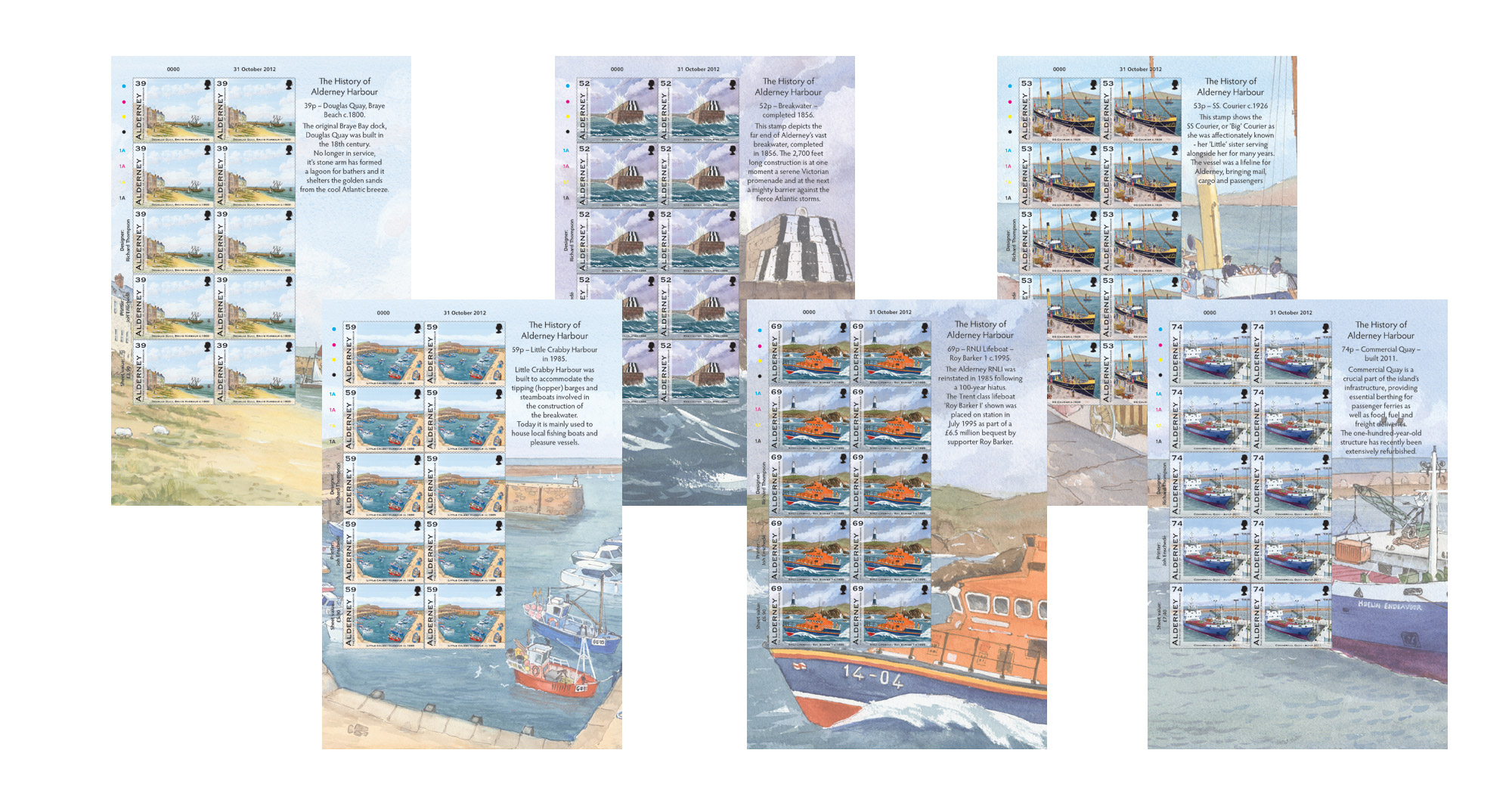 Sheets of 10