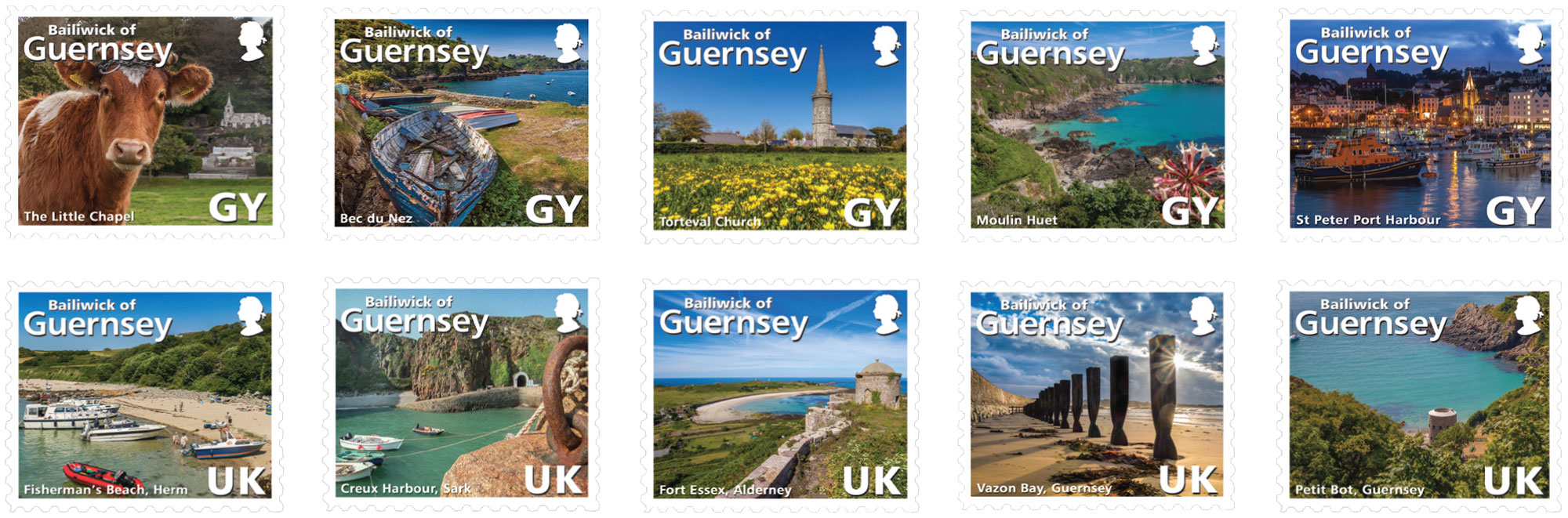 Set of 10 Stamps