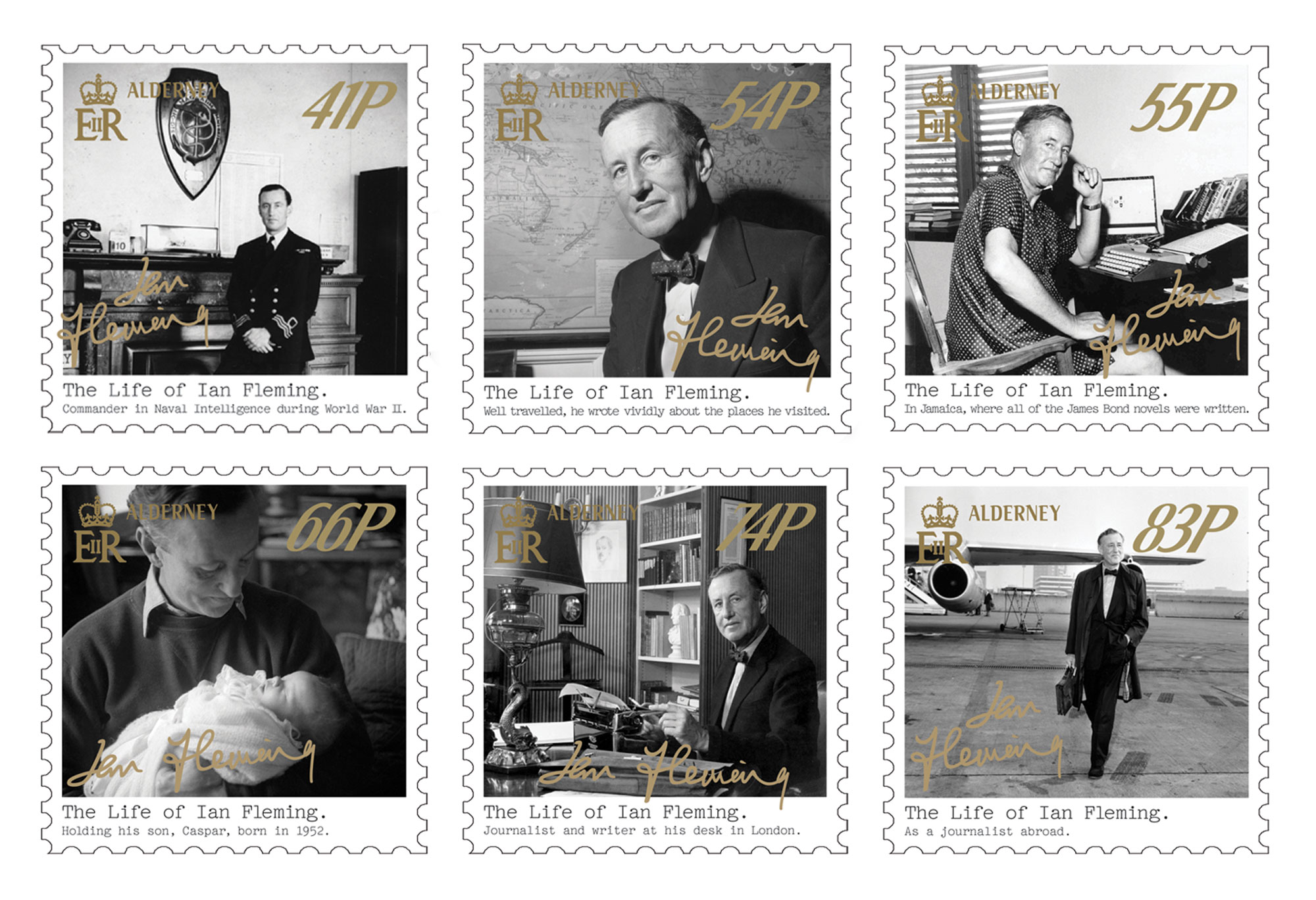 Set of 6 Stamps