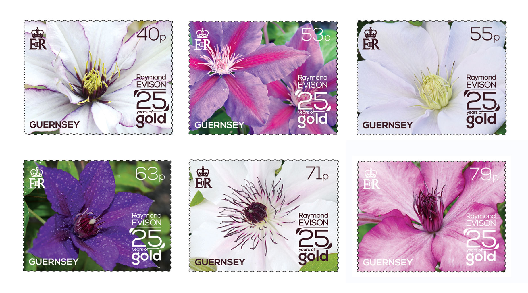 Set of 6 Stamps