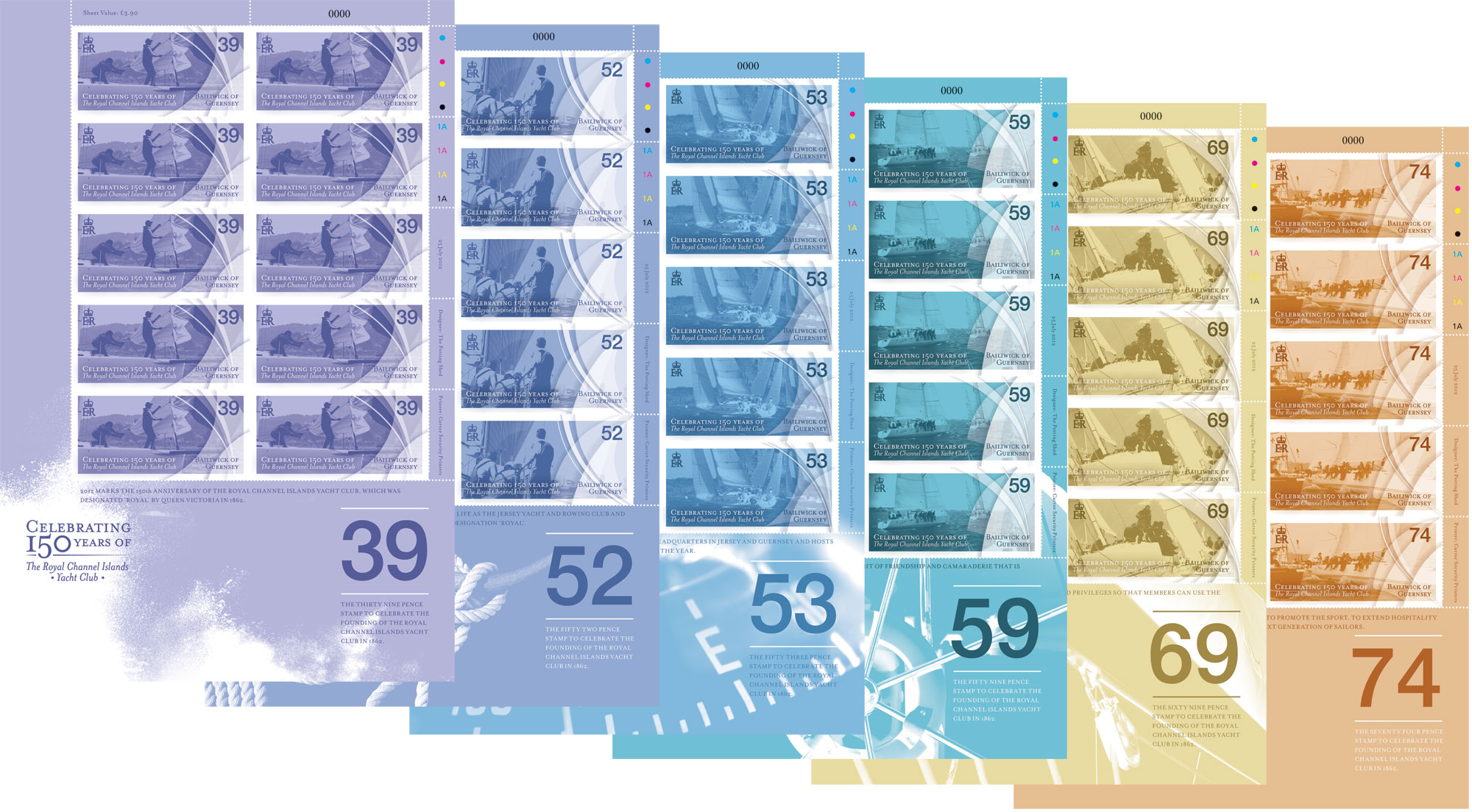 Sheets of 10
