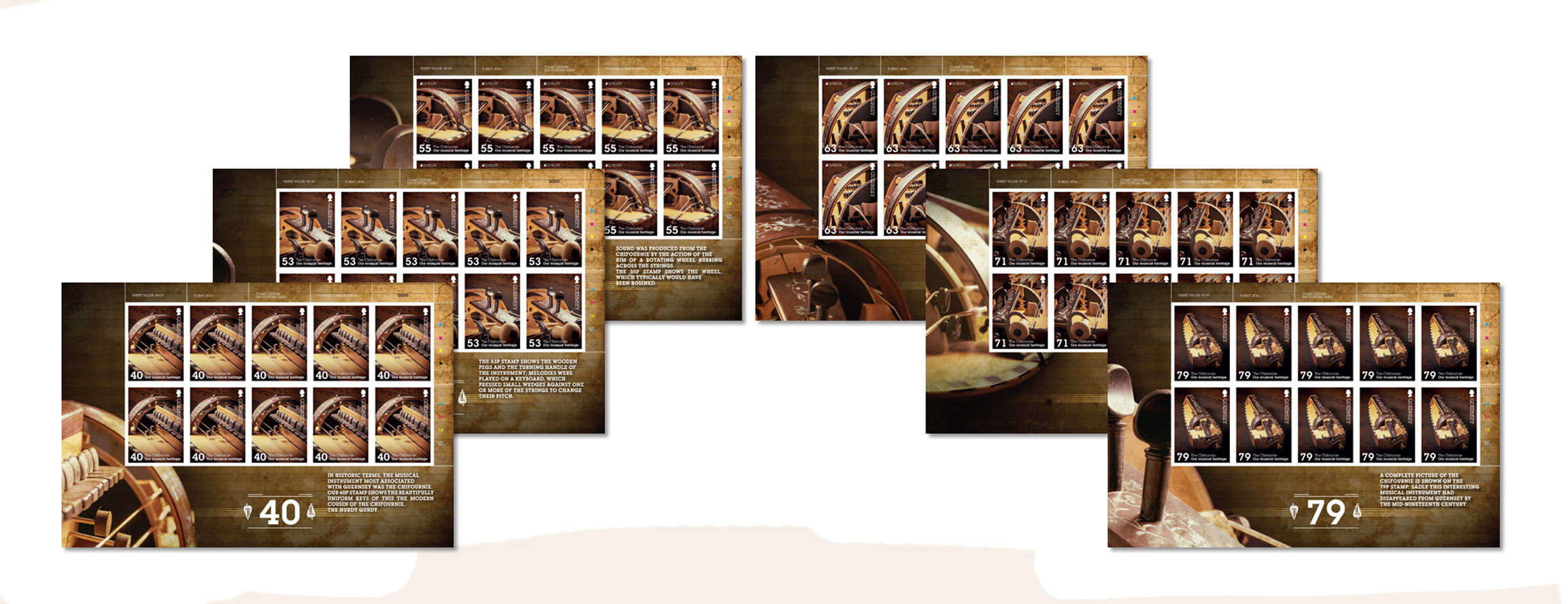 Sheets of 10