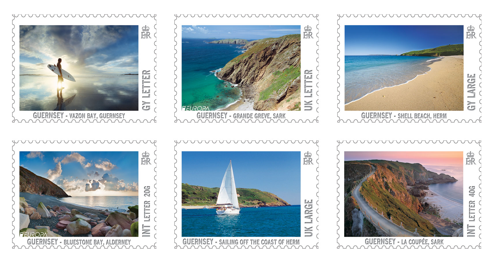 Set of 6 Stamps