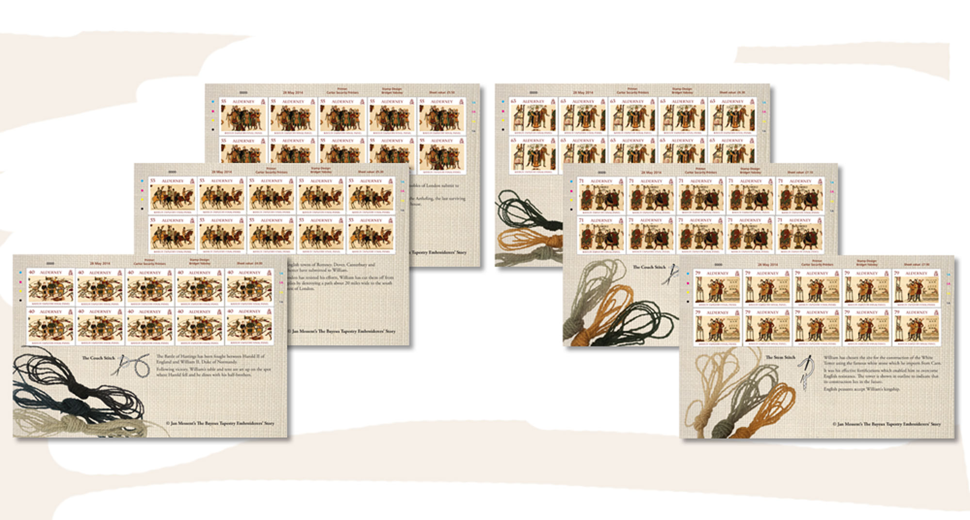 Sheets of 10