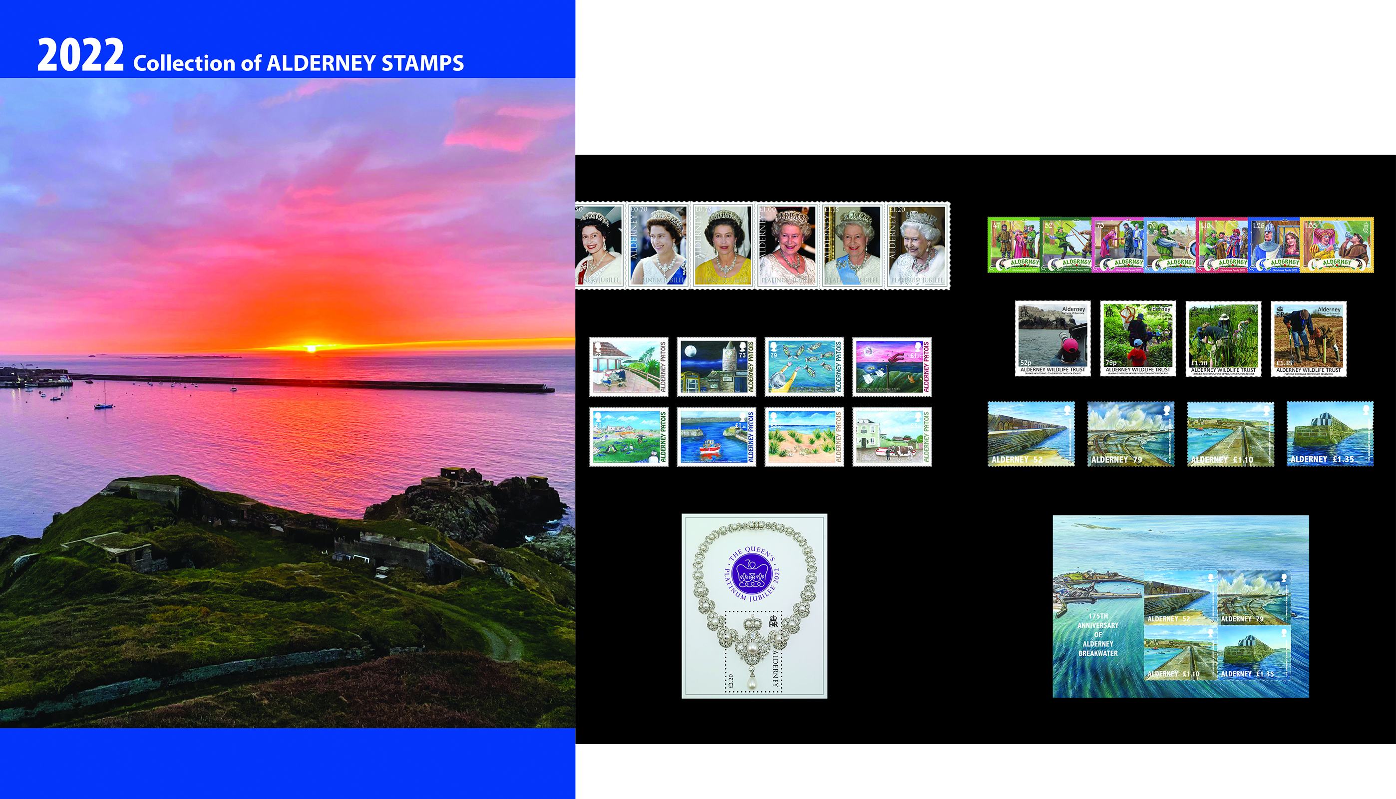 Alderney 2022 Year-set Folder